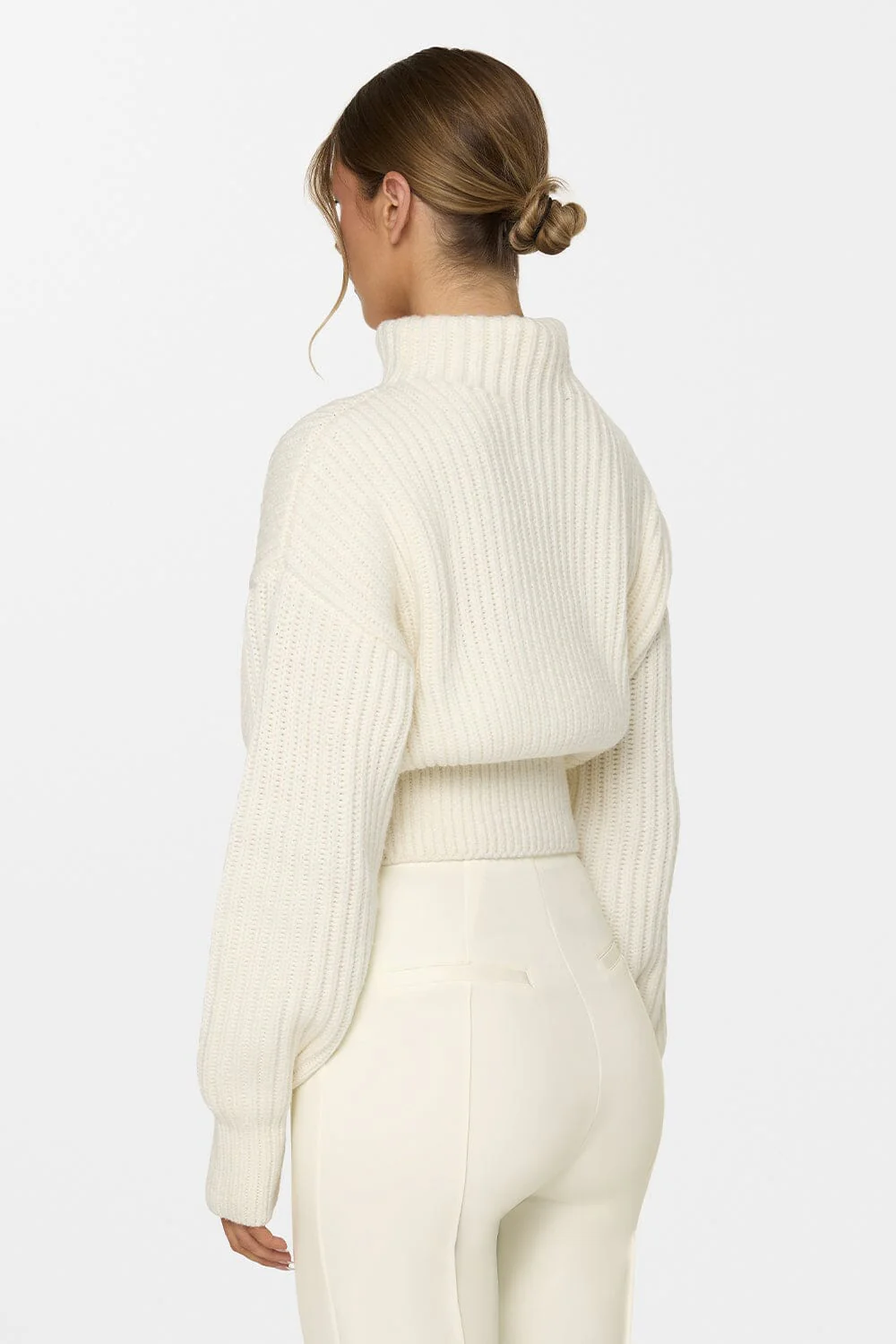 Mock Knit Sweater