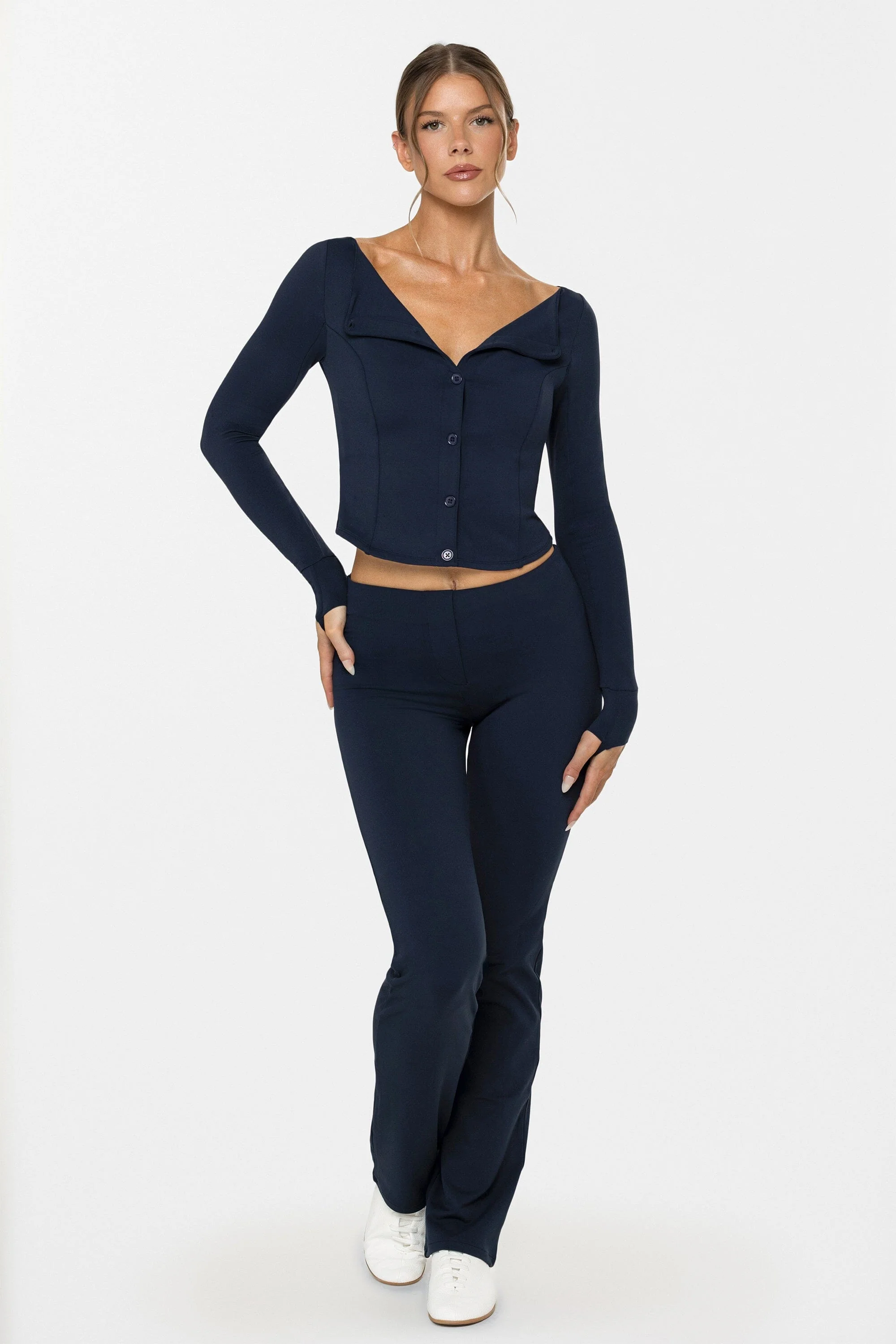 Body Soft™ Boatneck Cardigan